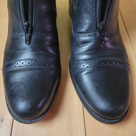 LL. Bean Chelsea-style leather boots (Sz 10W) - Picture 2 of 8